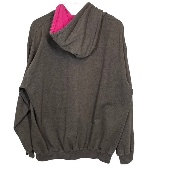 Ouray Crested Butte Colorado Grey/Pink Hoodie Kangaroo Pocket Size XL - Picture 2 of 12